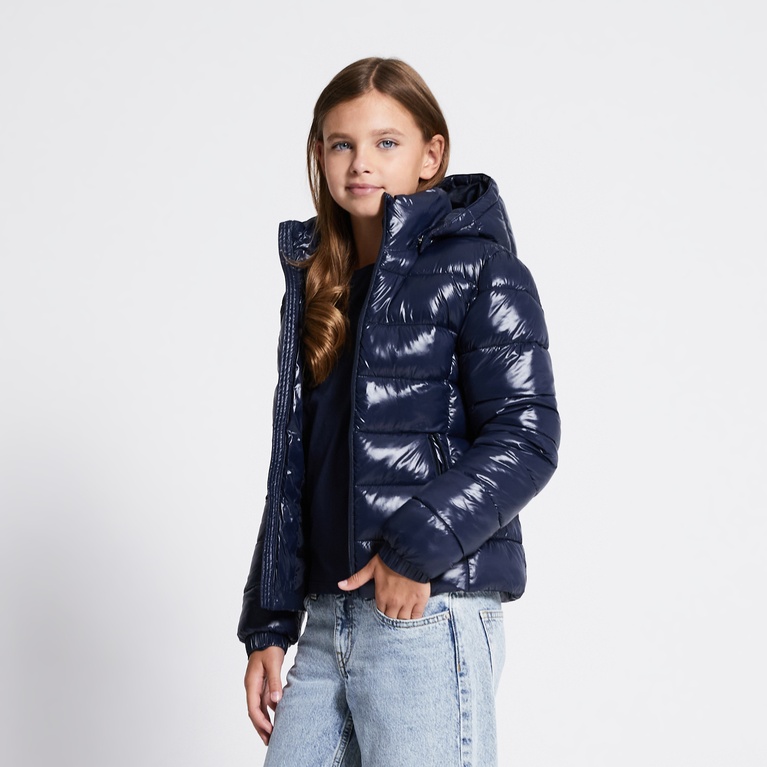 Short puffer jacket "Nikki star" Navy